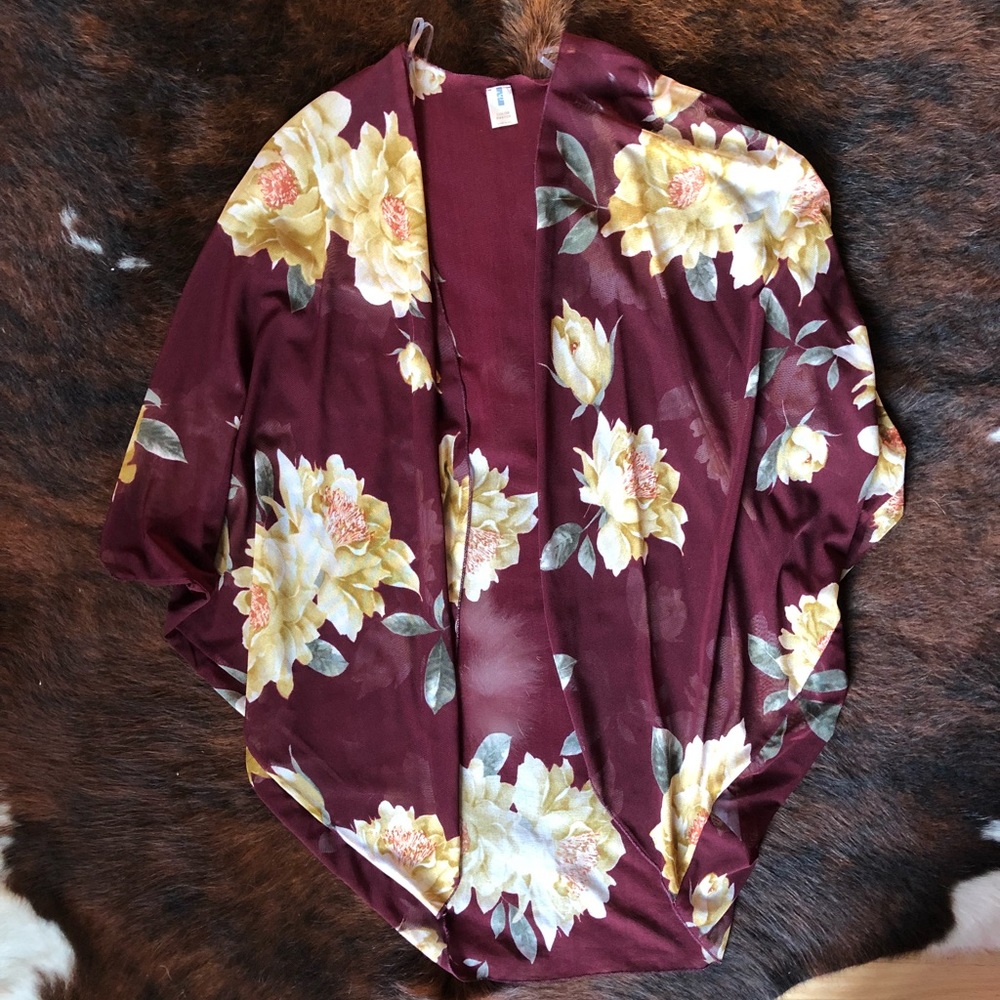 Floral kimono